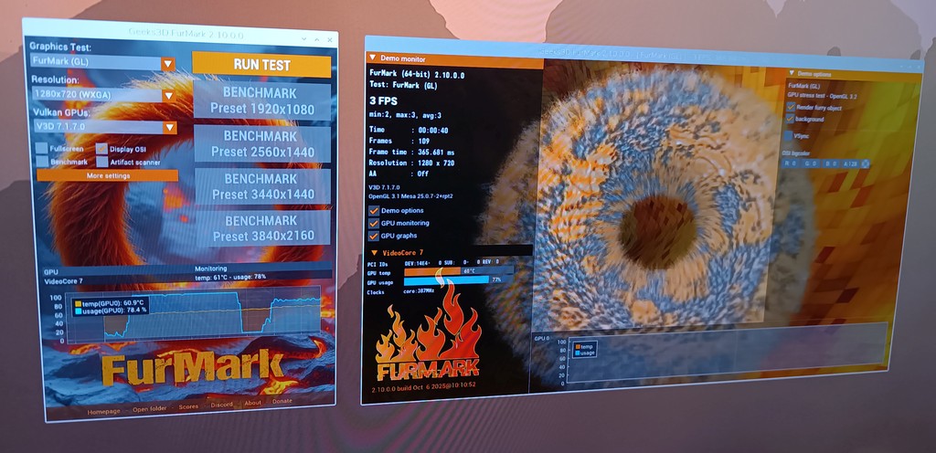 显卡烤机软件 FurMark 发布 2.10 版本:支持 Raspberry Pi 5,新增 3440×1440 预设