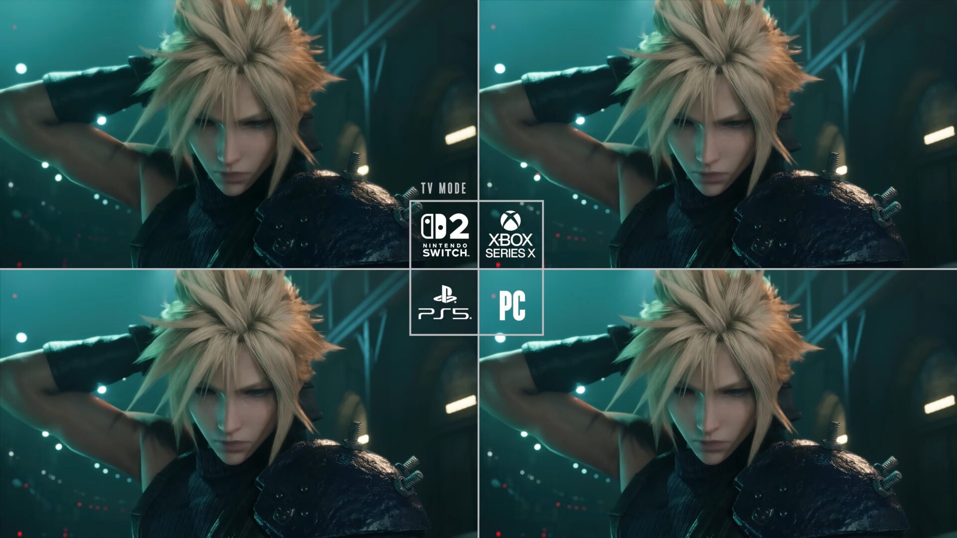 SE 晒《最终幻想 7 重制版》多平台性能对比,任天堂 Switch 2“不落下风”